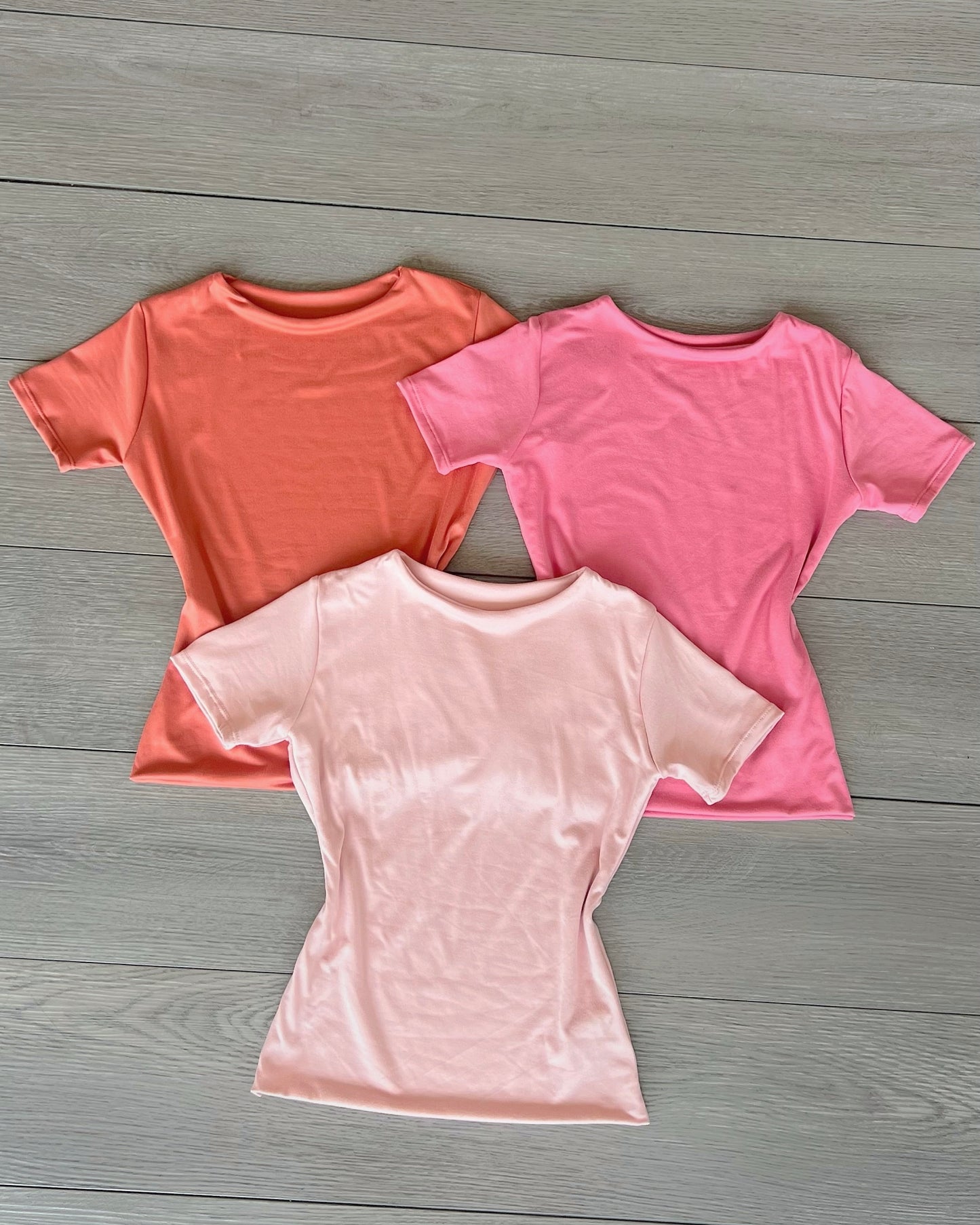 Light Blush B-Soft Short Sleeve Top