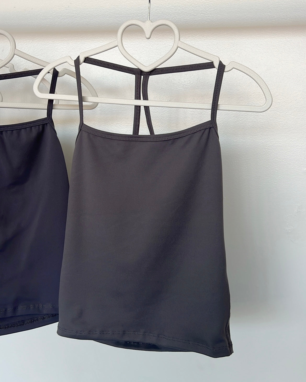 Light Charcoal Solid Active Cami Top