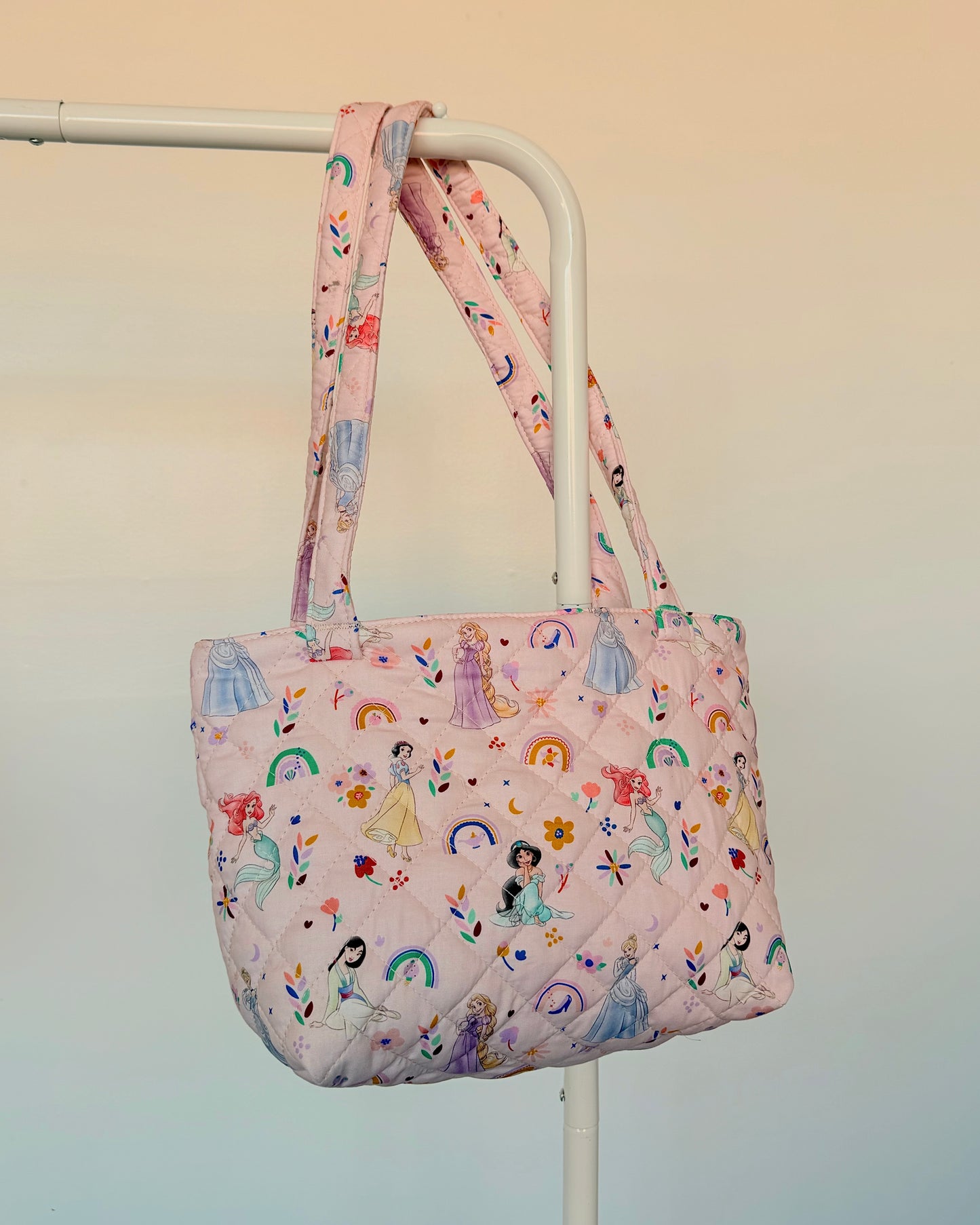 Pink Princess Toss Tote Bag