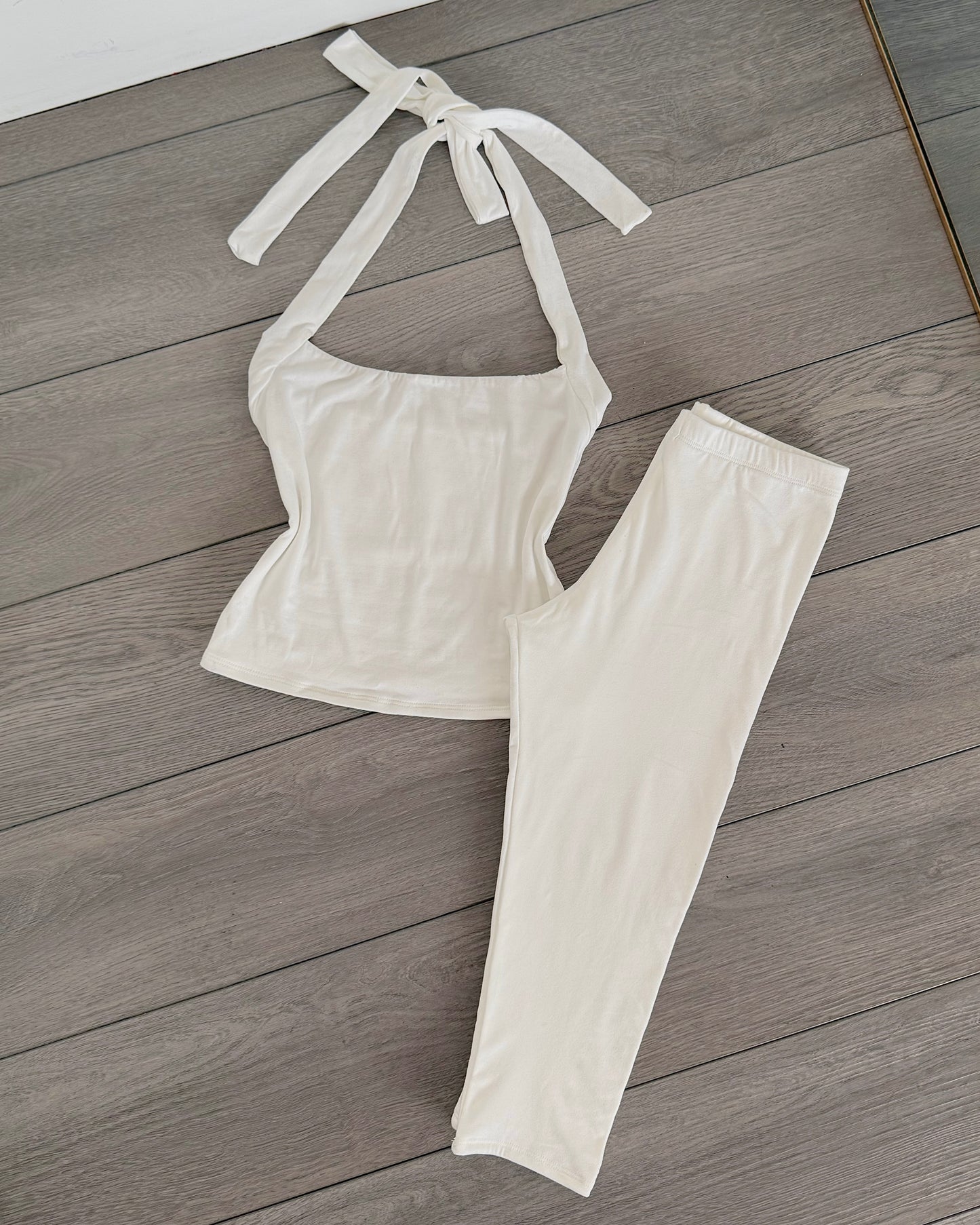 Ivory (Halter) Square B-Soft Top