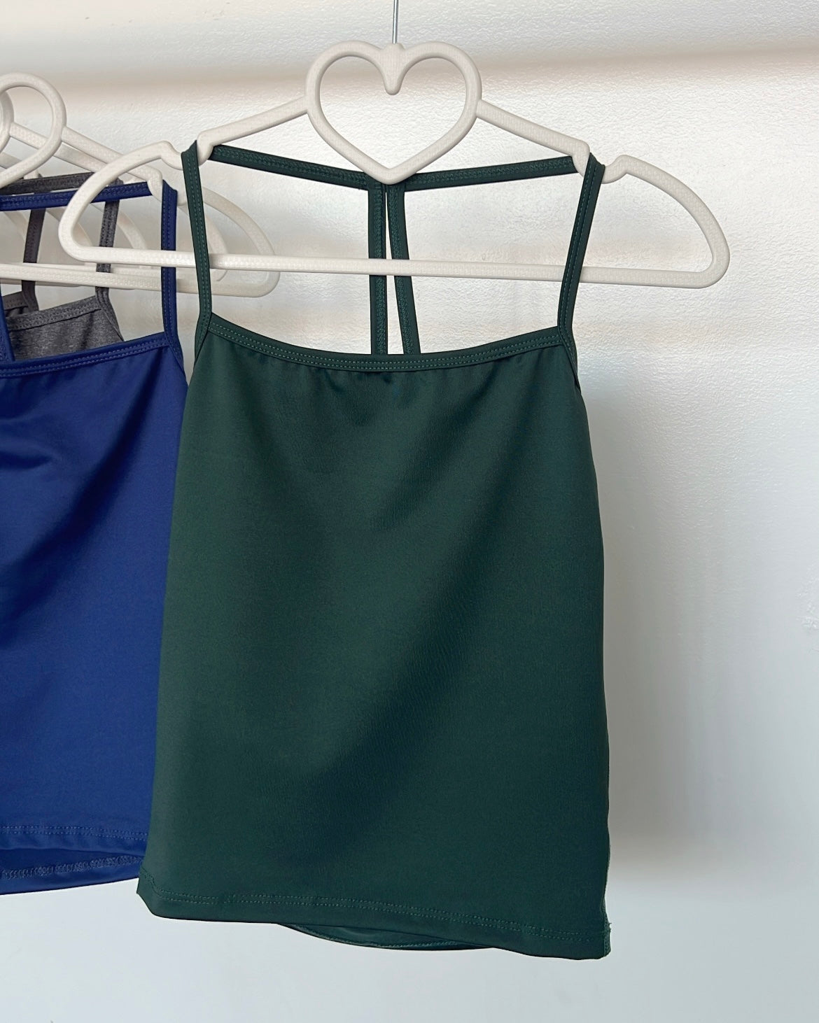 Forest Green Solid Active Cami Top