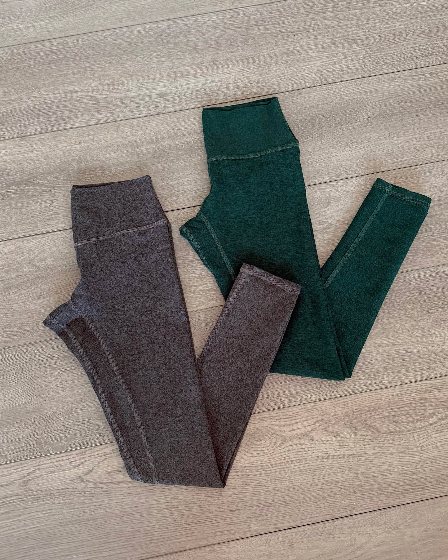 Charcoal Marled HW Active Leggings