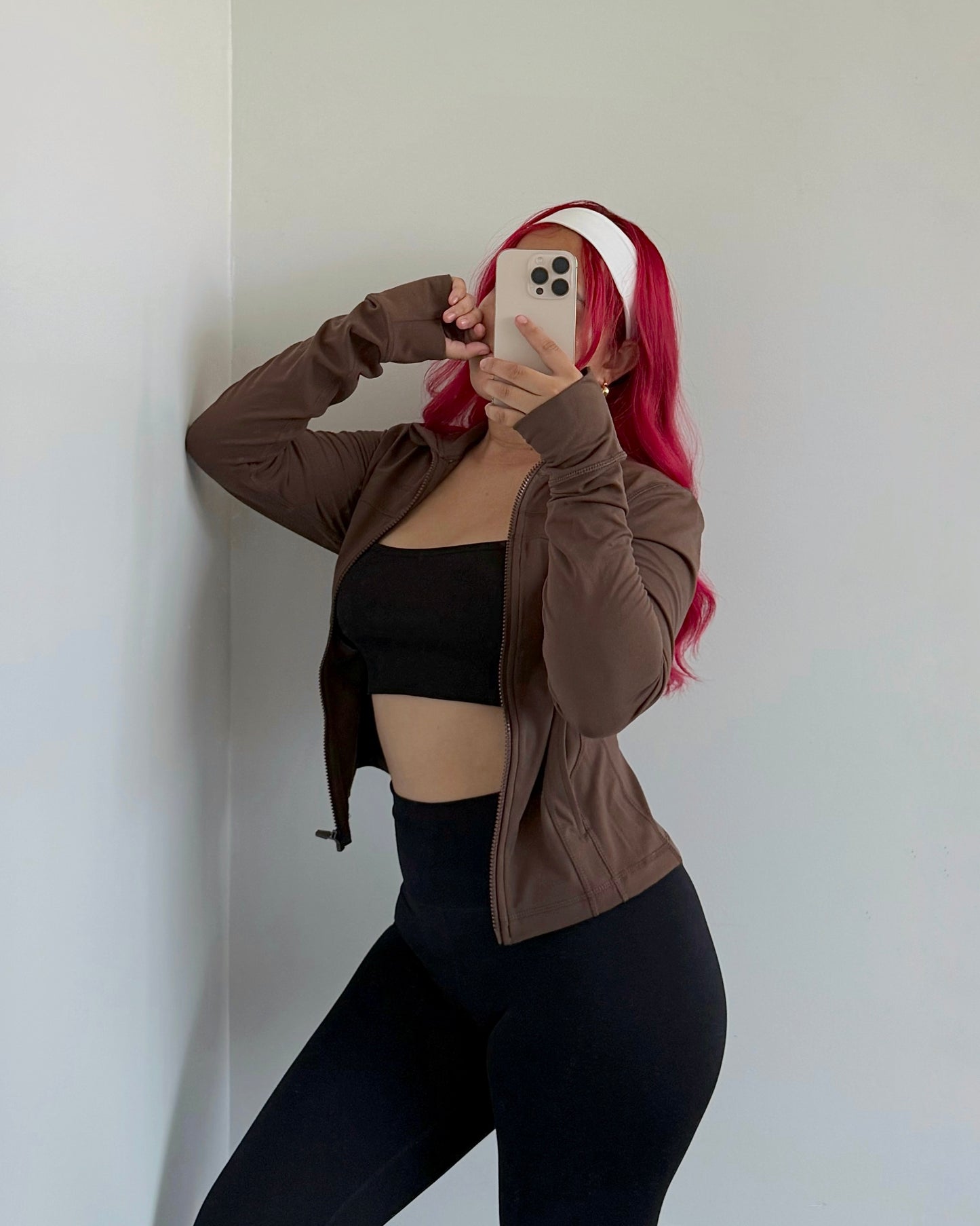 Espresso Thumbhole Active Buttery Jacket