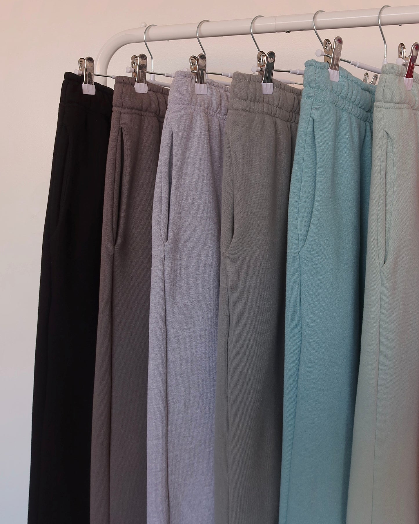 Cobalt Blue Straight Leg Pocket Sweatpants