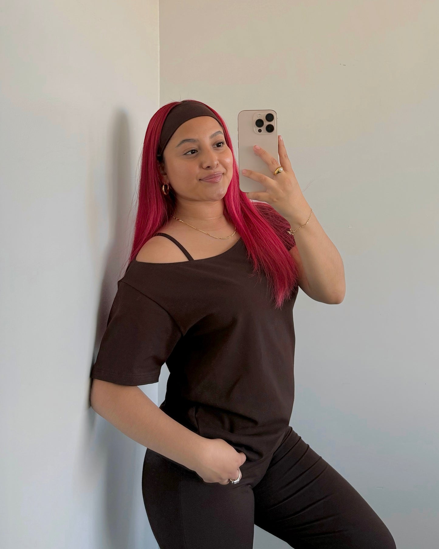 Brown Cotton Headband