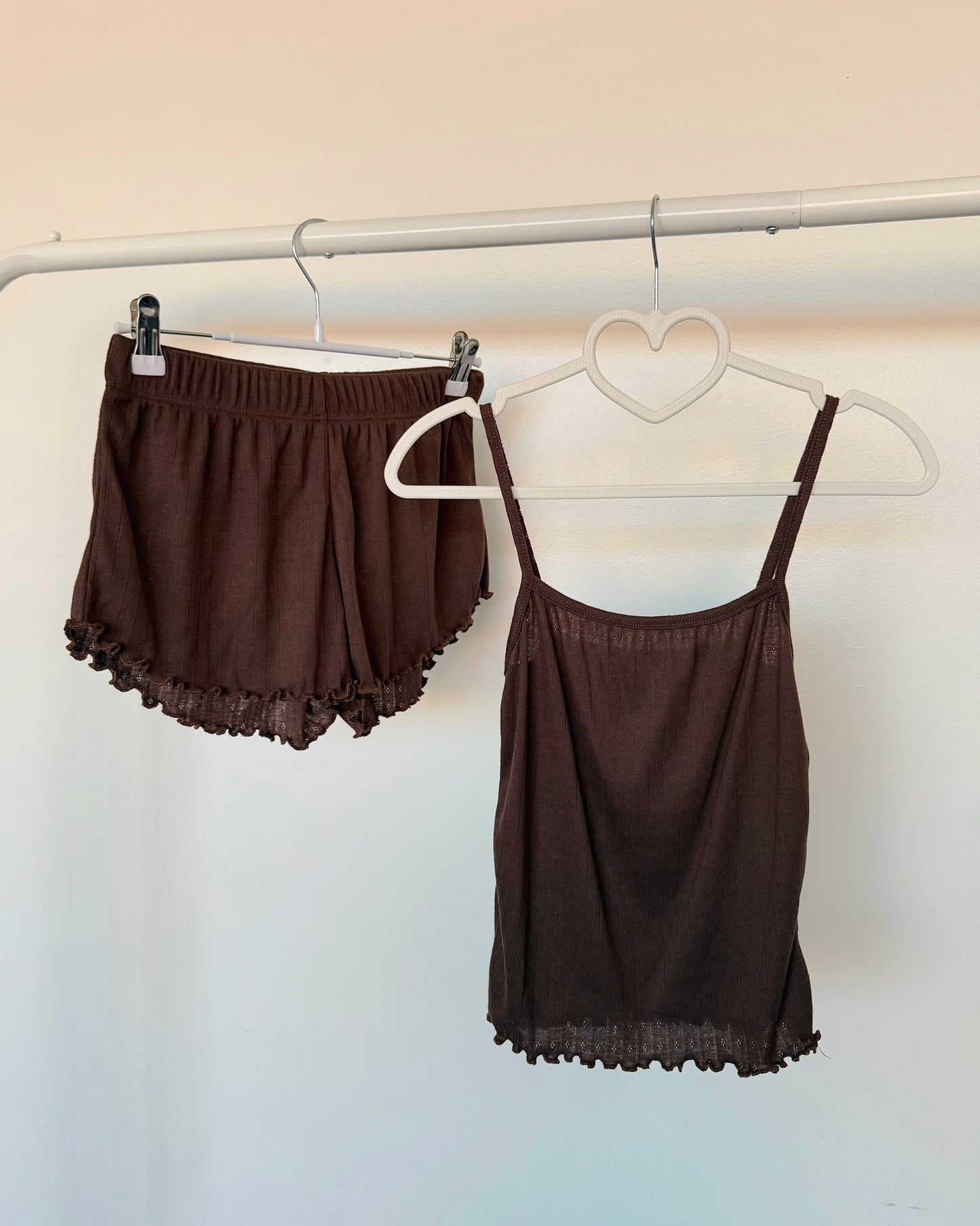Chocolate (POINTELLE) Lounge Shorts