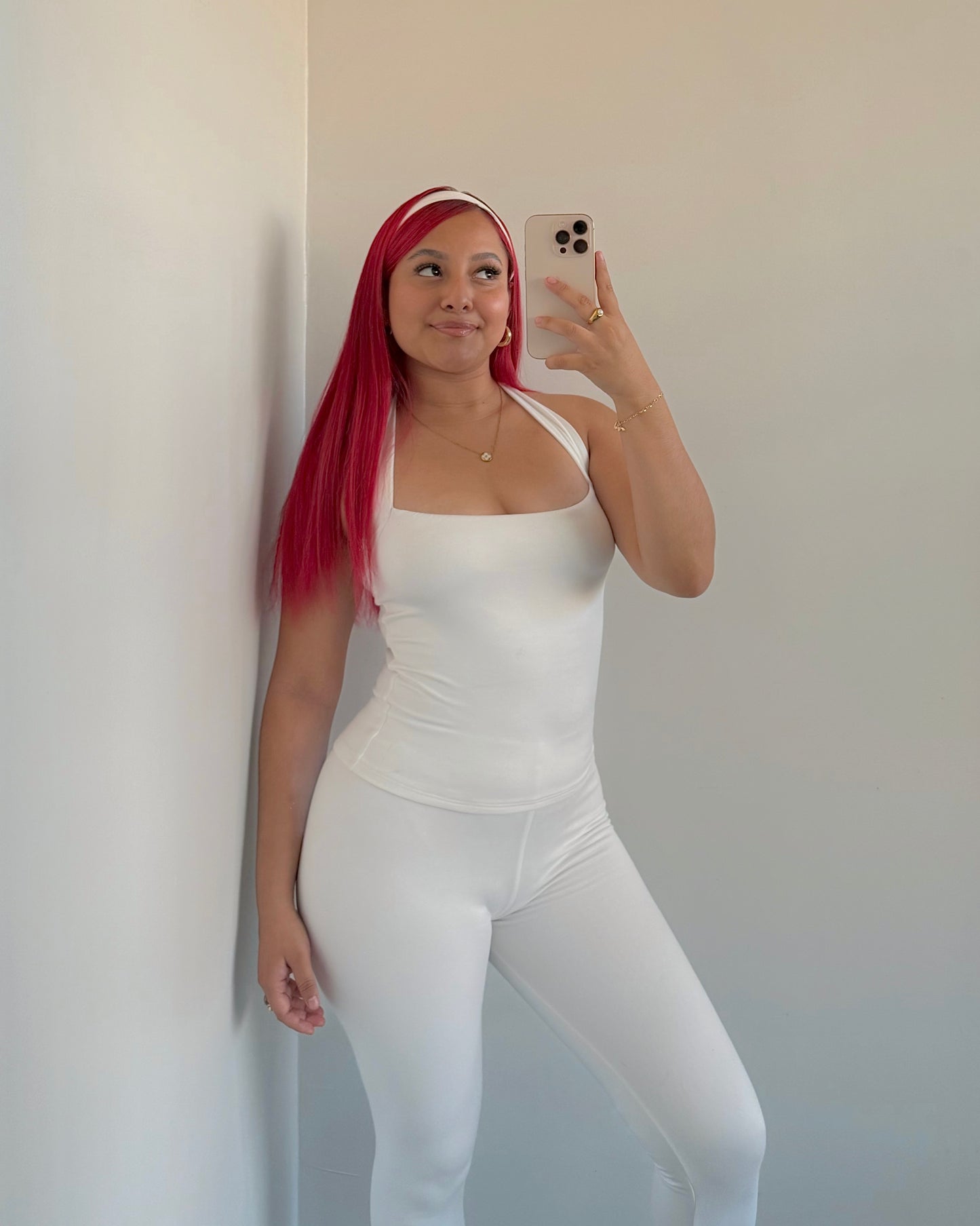 Ivory (Halter) Square B-Soft Top