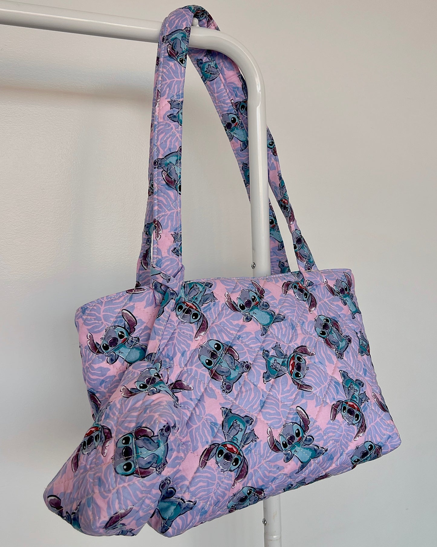 Leaf Blue Alien Tote Bag