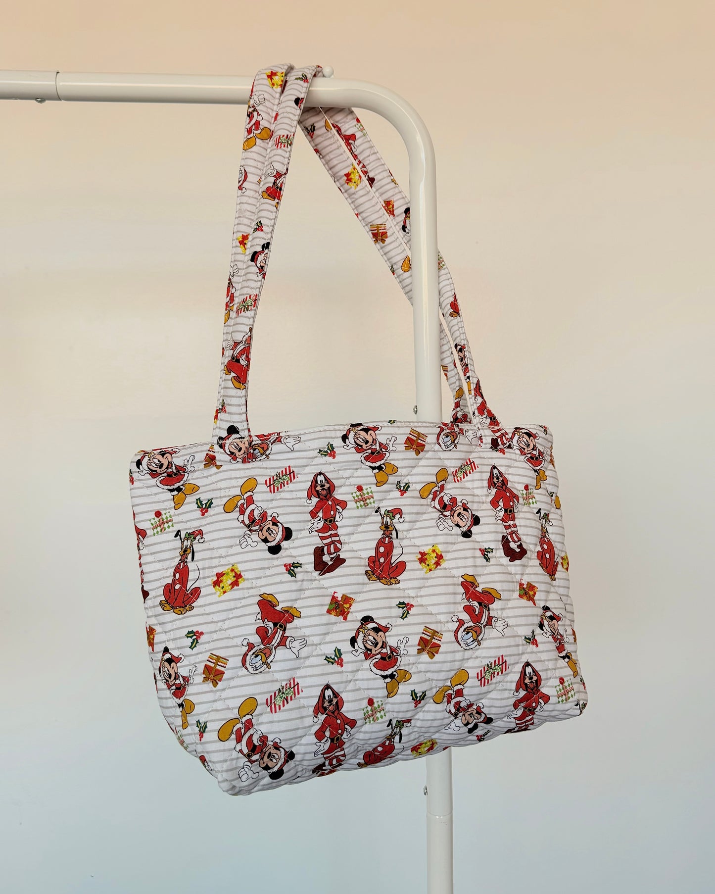 Mouse & Friends Stripe XMAS Tote Bag