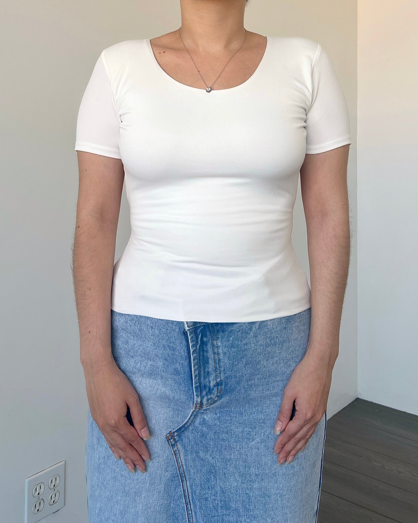 Ivory Scoop Backless Top (B-Soft)