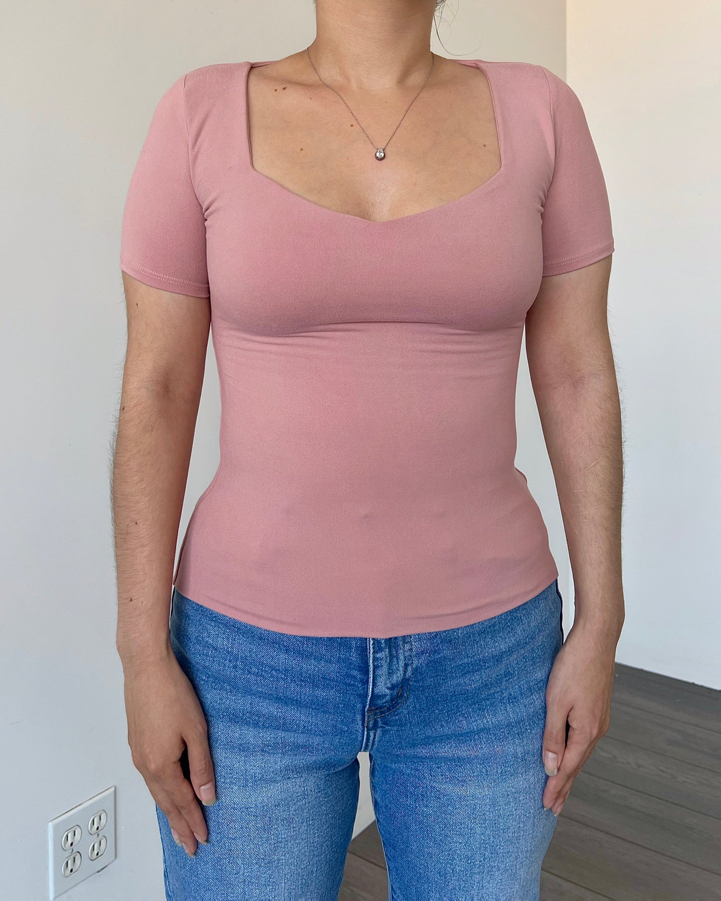 Blush (Sweetheart) B-Soft Short Sleeve Top