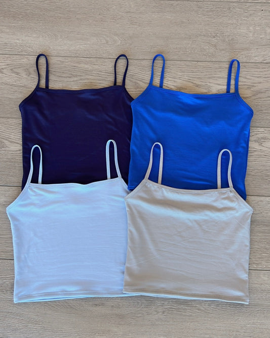 Baby Blue (Cami) Crop B-Soft Top