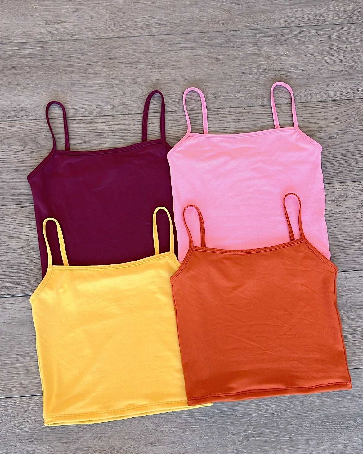 Barbie Pink (Cami) Crop B-Soft Top
