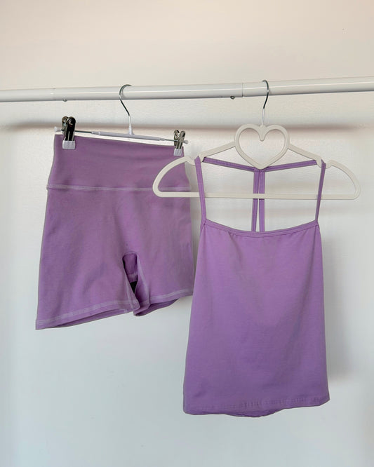 Lavender Marled Active Cami Top