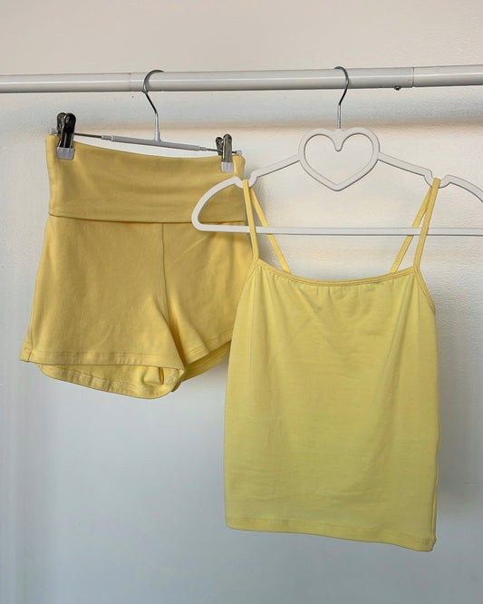 Yellow Cami Cotton Top