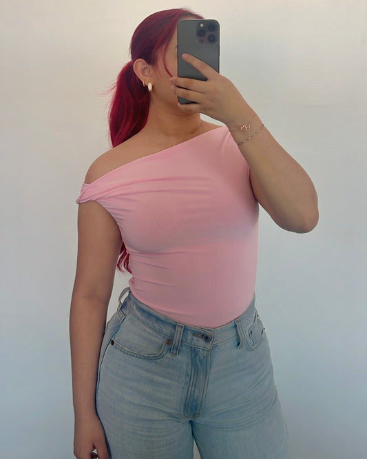 Baby Pink (Venezia) Asymmetric Top