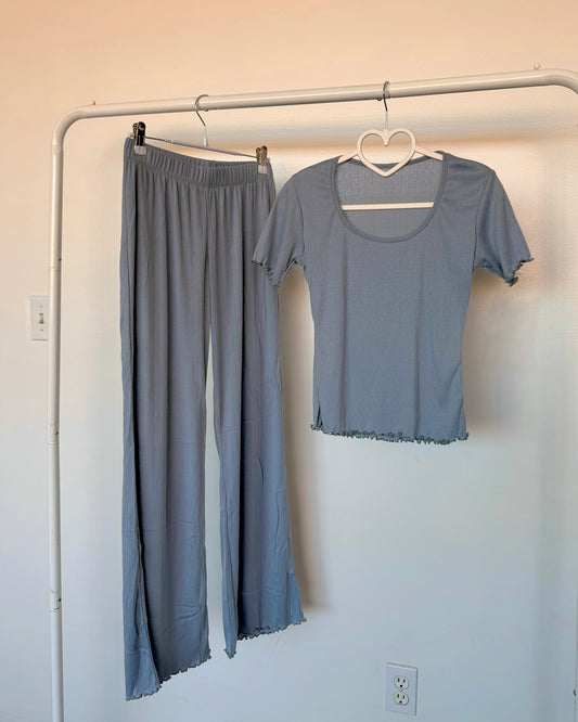 Baby Blue (POINTELLE) Lounge Pants