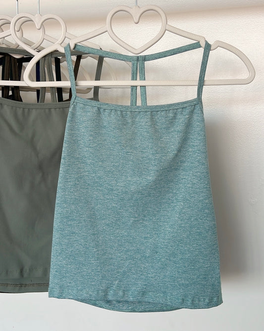 Seafoam Marled Active Cami Top