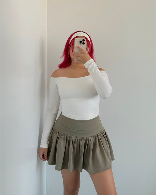 Ivory Off The Shoulder B-Soft Top
