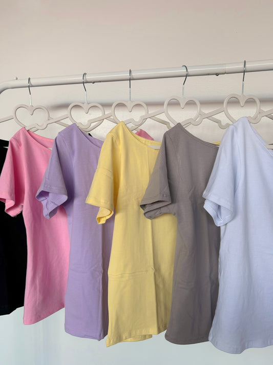 Yellow Off The Shoulder Cotton Top