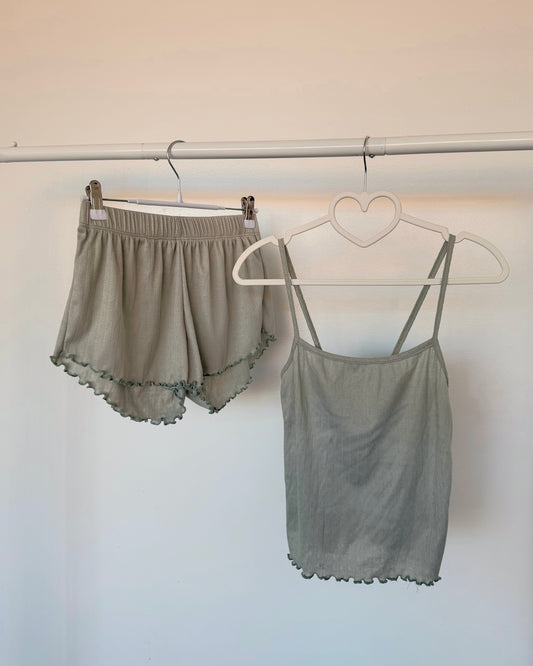 Sage (POINTELLE) Lounge Shorts