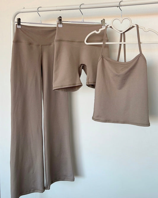 Taupe Marled Active Cami Top
