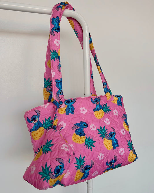 Pineapple Blue Alien Tote Bag