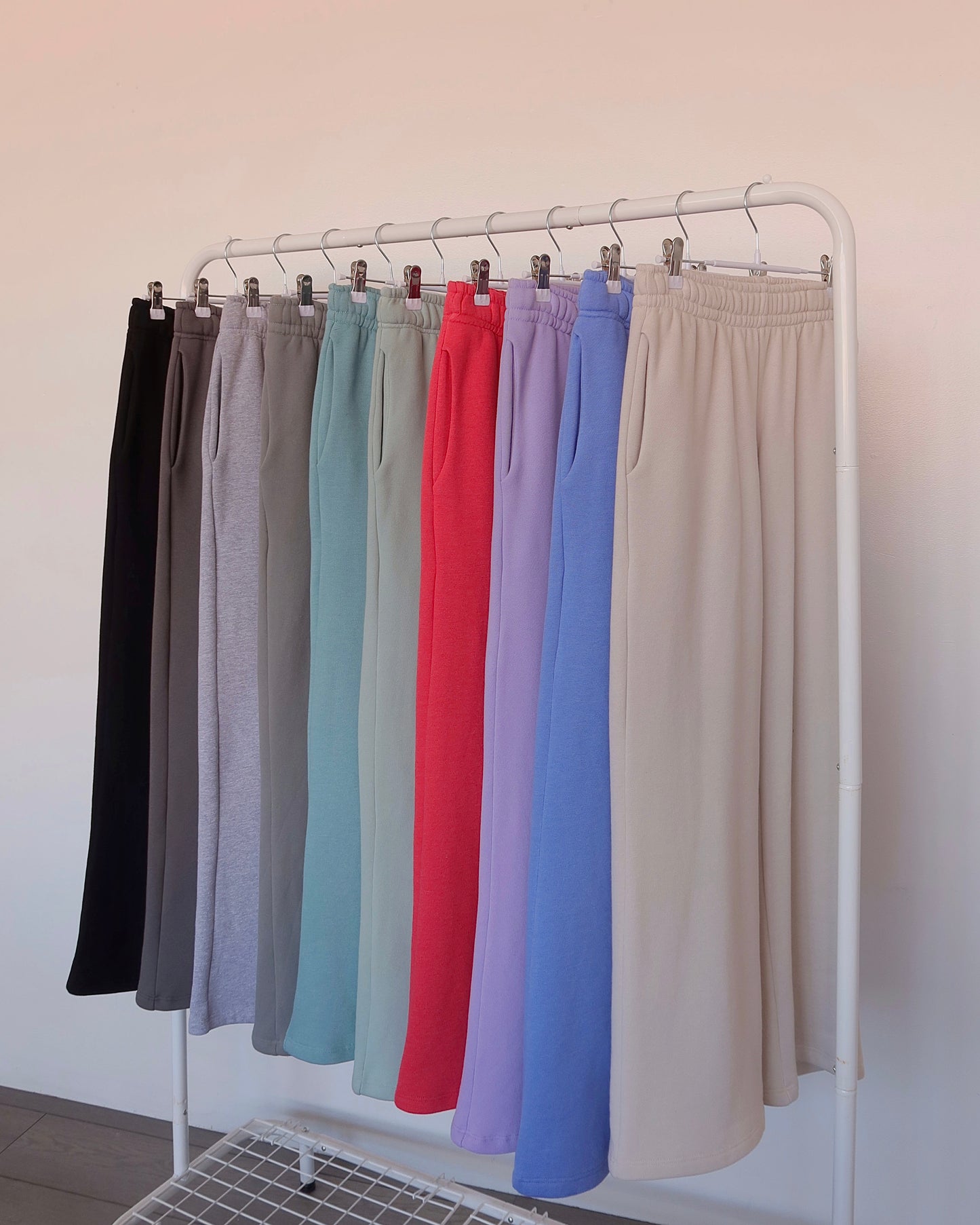 Cobalt Blue Straight Leg Pocket Sweatpants