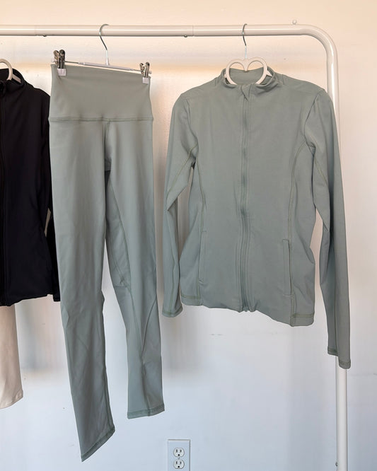 Sage Full Length Buttery Active Jacket