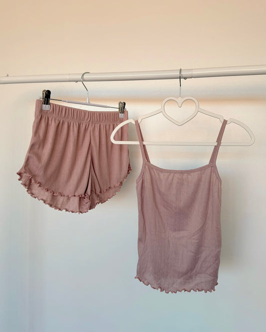 Rose Pink (POINTELLE) Cami Top
