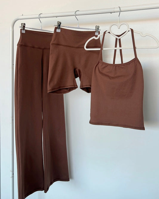 Chestnut Marled Active Cami Top