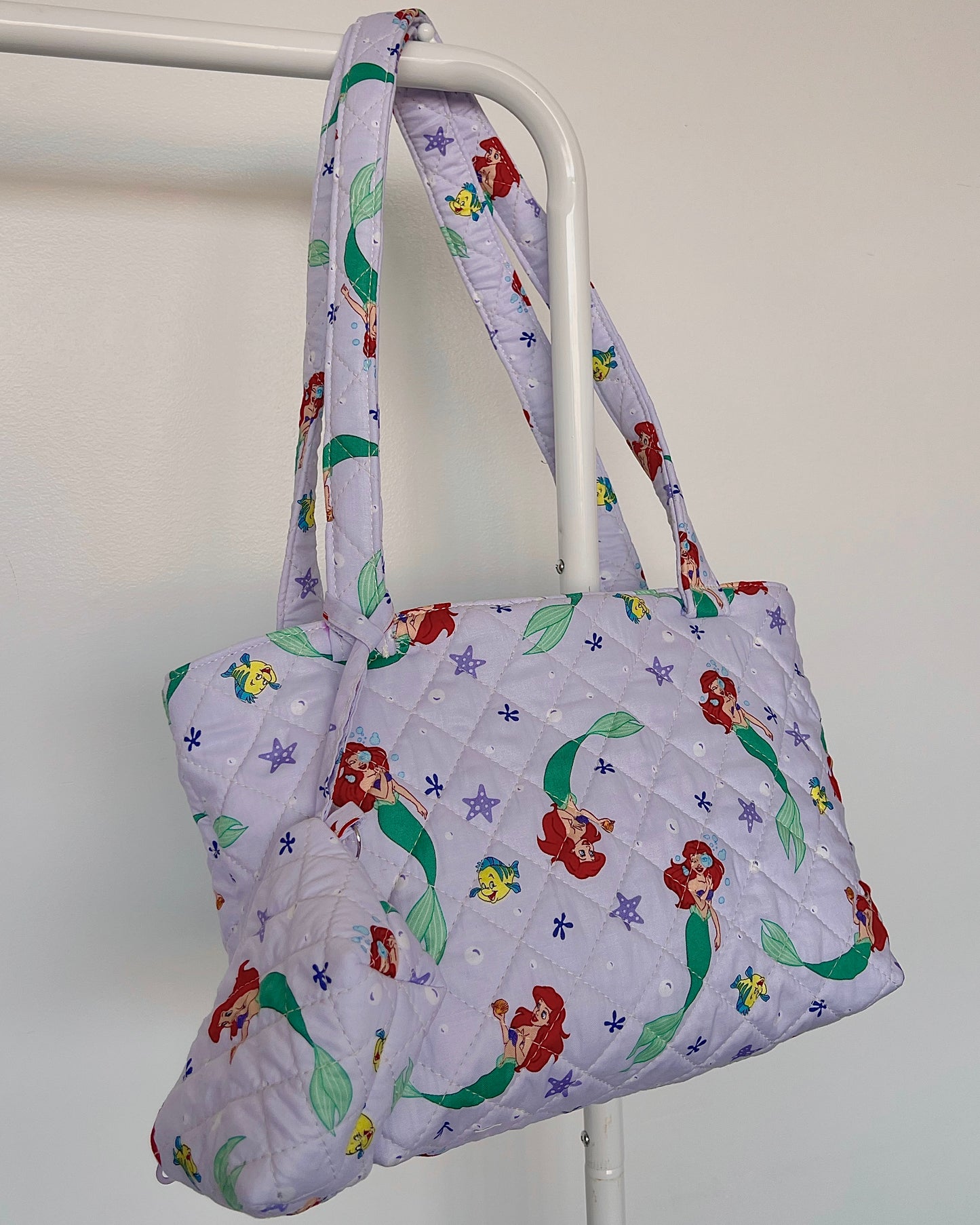 Lavender Mermaid Tote Bag