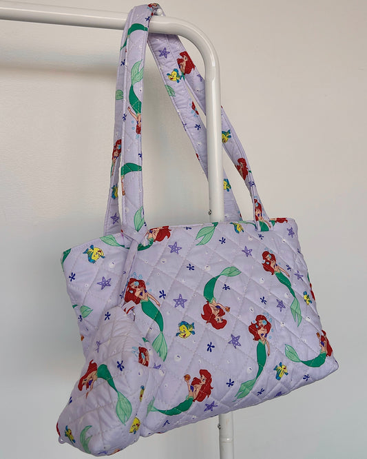 Lavender Mermaid Tote Bag