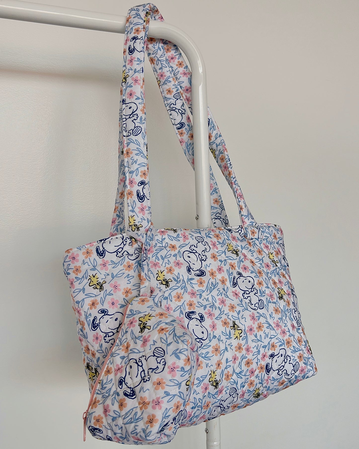 Spring Snoop Flower Tote Bag