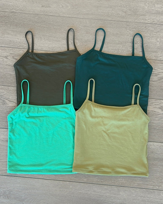 Light Avocado (Cami) Crop B-Soft Top