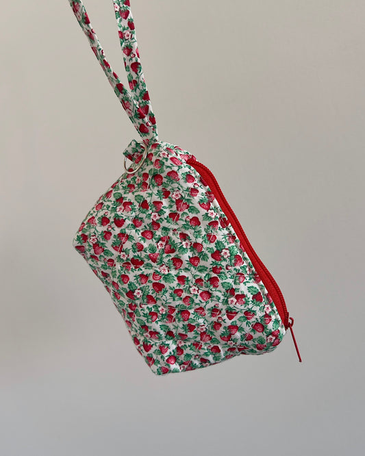 Strawberry Garden Mini Pouch
