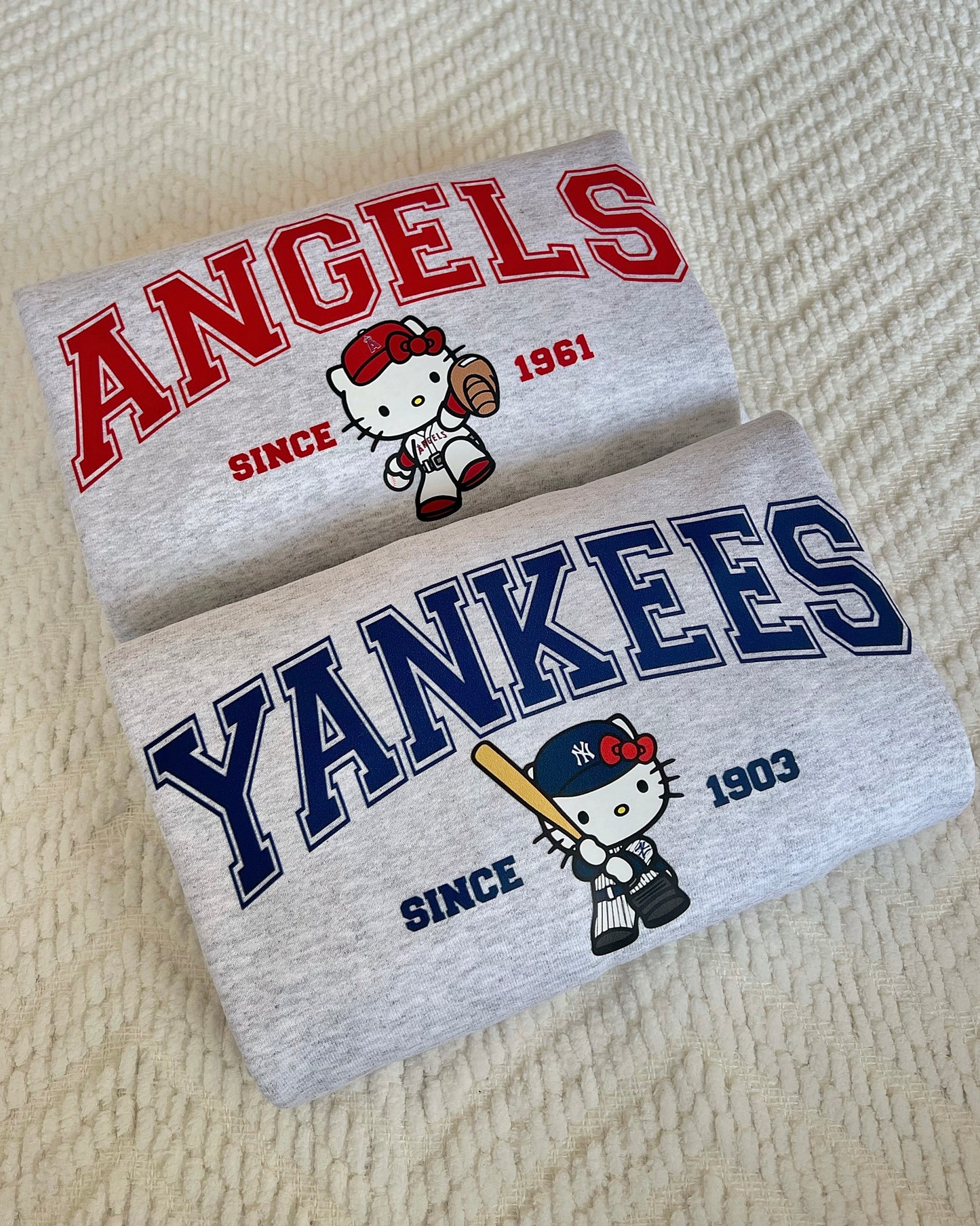 Heather Grey HK Angels Fleece Crew (Unisex)