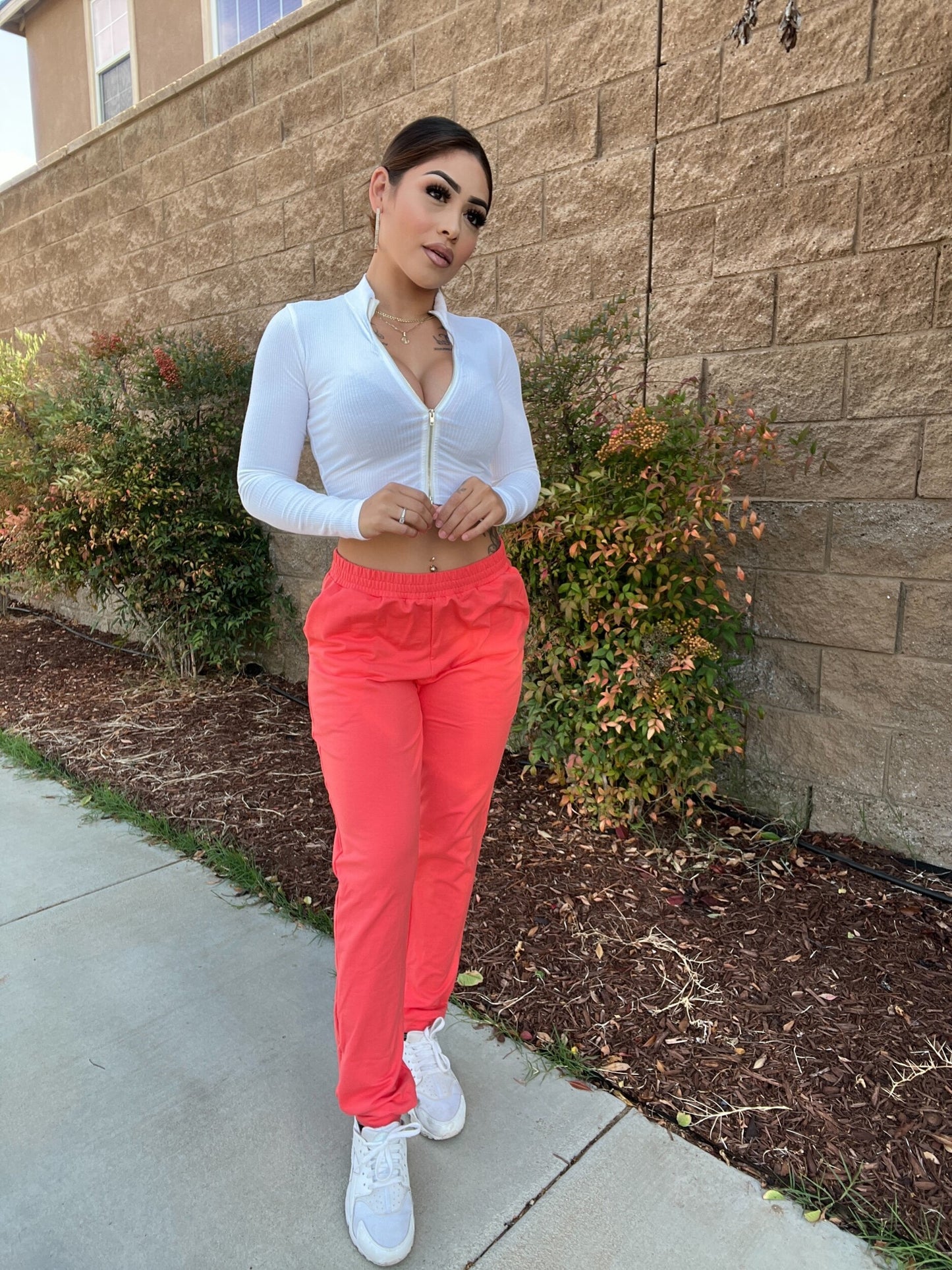 Joggers - Coral