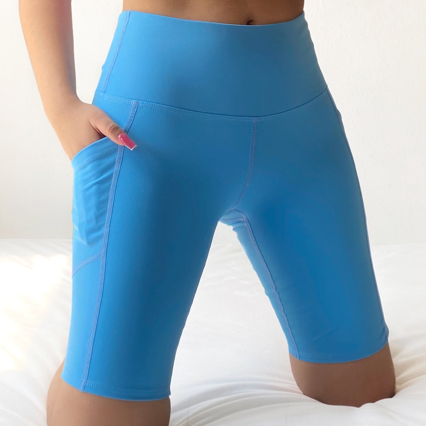Workout Pocket Shorts - Blue