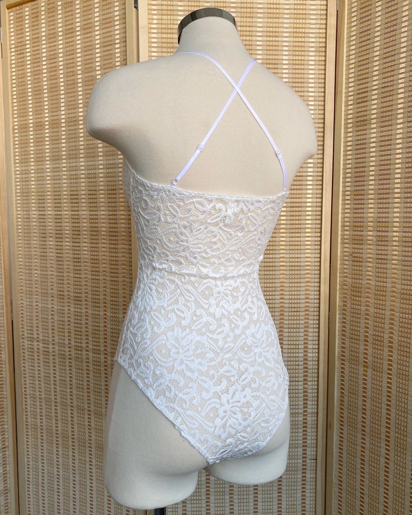 Lace Bodysuit - White